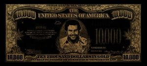 Schilderij 10 grand pablo gold black alu art dibond wanddecoratie