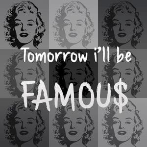 marilyn monroe famous wanddecoratie schilderij plexiglas canvas popart celebrity hollywood