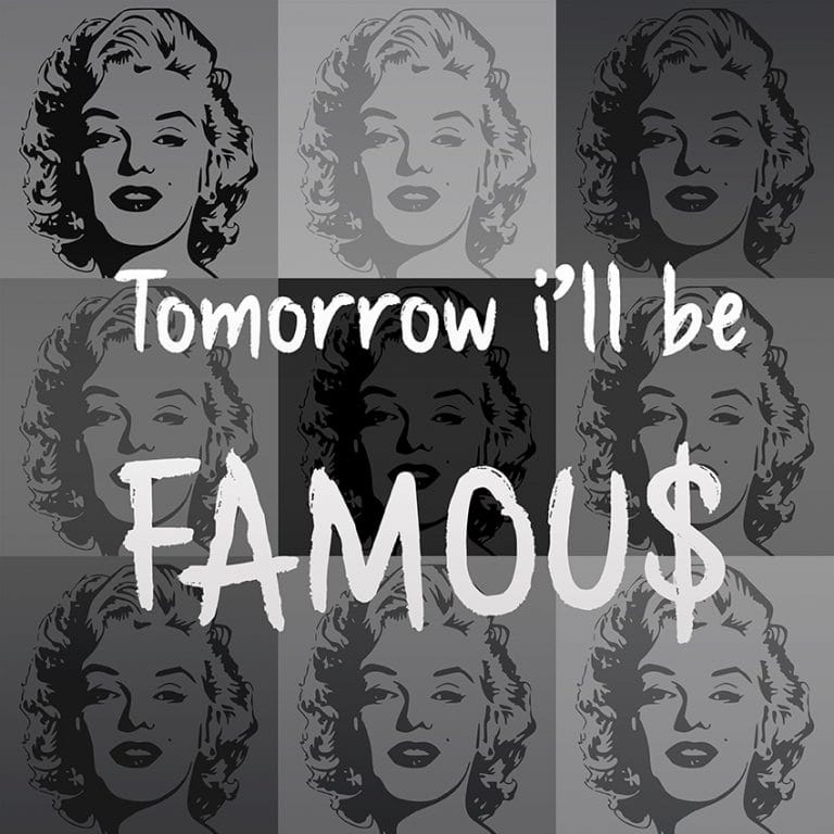 marilyn monroe famous wanddecoratie schilderij plexiglas canvas popart celebrity hollywood