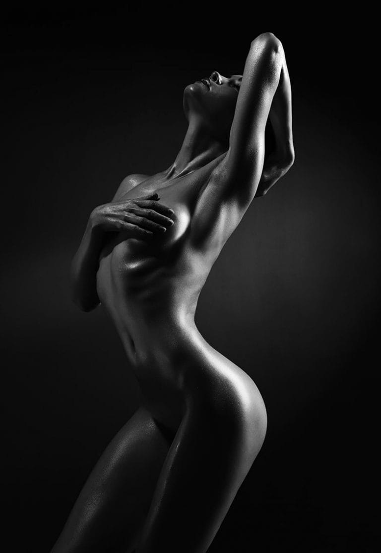 Schilderij woman figures canvas en plexiglas wanddecoratie