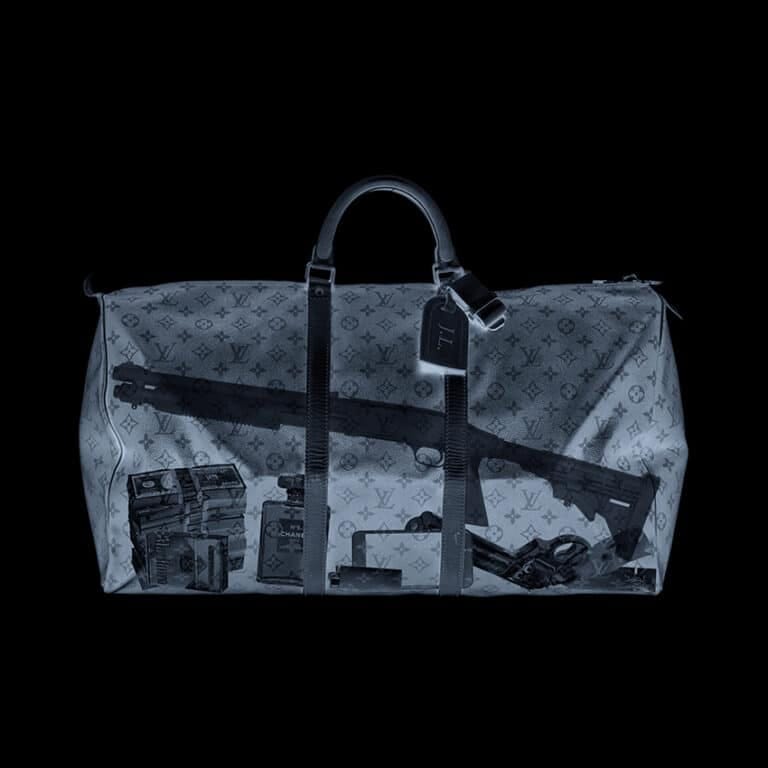 schilderij plexiglas whats in the bag art dibond wanddecoratie